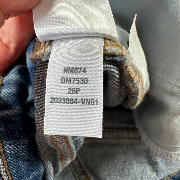 Madewell Jeans Womens 26 Petite Blue Curvy Perfect Vintage Decatur Wash Stretch - Picture 7 of 13